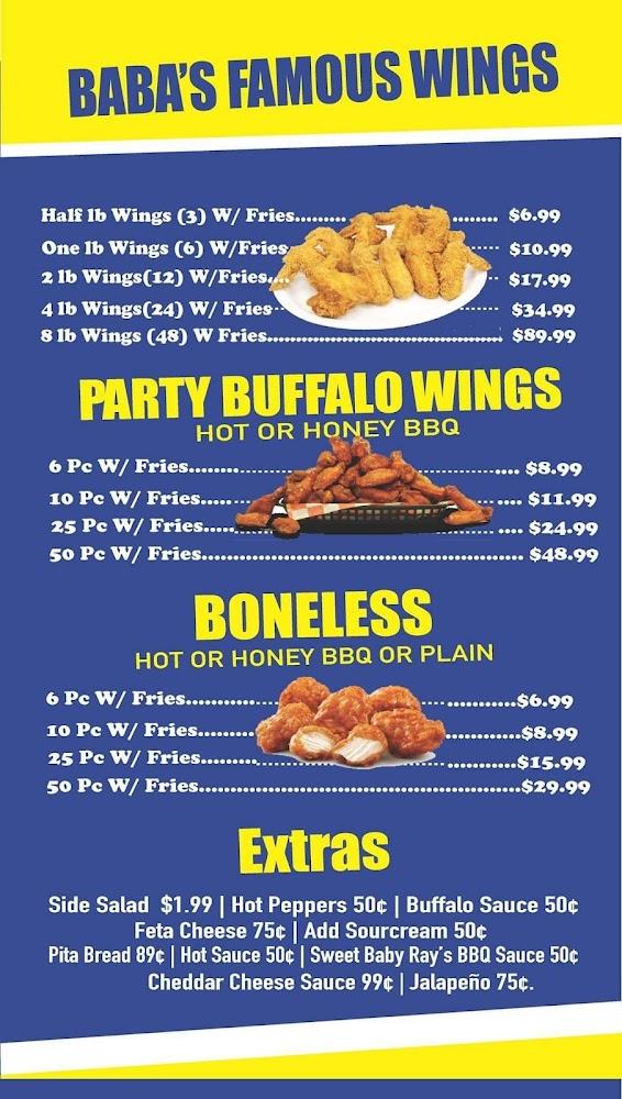 Baba's Famous Steak & Lemonade Menu image 3